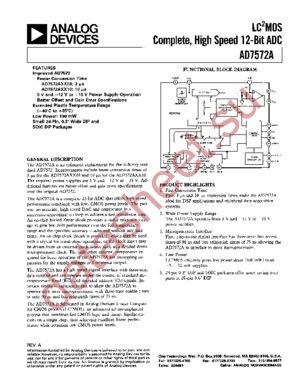 AD7572AARZ03-REEL datasheet  